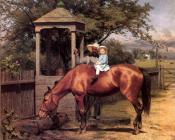 西摩尔约瑟夫盖伊 - Equestrian portrait
